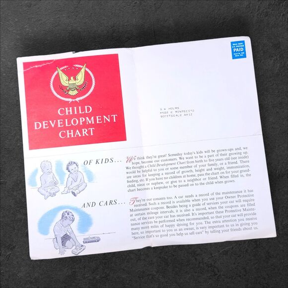 1963 Infant Care Pamphlet + Ephemera Lot Children’s Bureau John J Rhodes Rambler - Picture 10 of 12